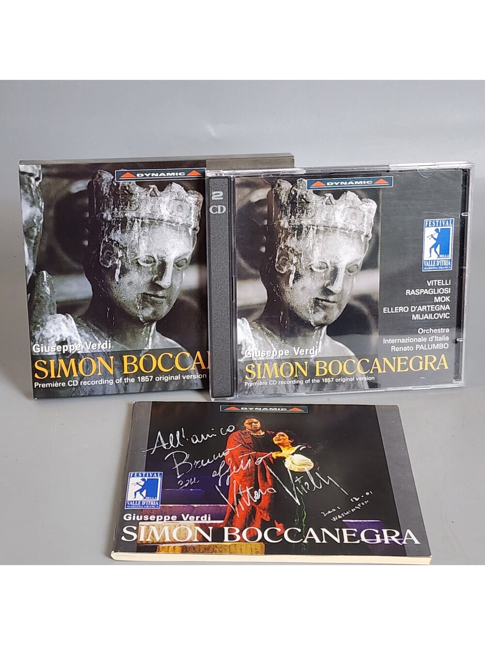 Giuseppe Verdi: Simon Boccanegra 2 CD Set - Dynamic Live Recording Signed